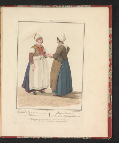 Two women of Marken, Ludwig Gottlieb Portman, 1806 - 1807 Canvas Print