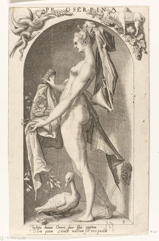 Proserpina, Nicolaas Braeu, 1598 Canvas Print