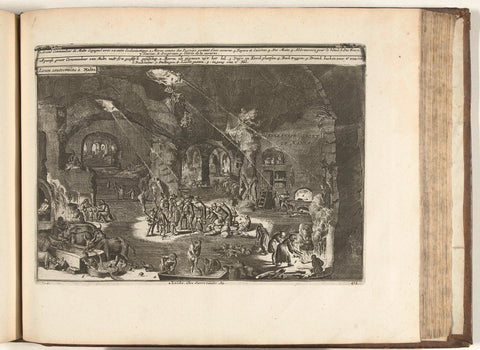 Great Commander of Malta visits Moors in a Cave, 1726, anonymous, 1726 Canvas Print