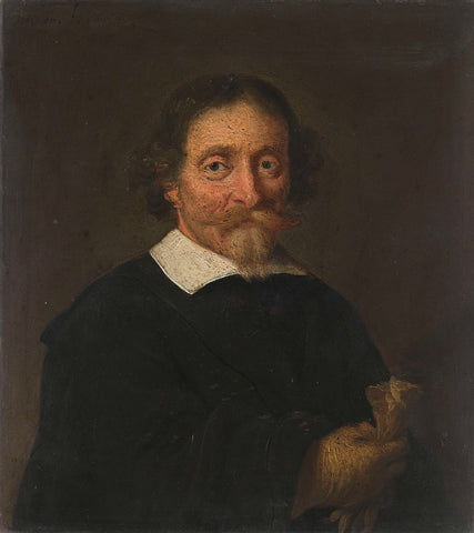 Portrait of a Man, Herman Meynderts Doncker, 1650 Canvas Print