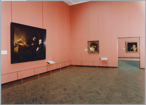 Room with two paintings, on the right a view of a painting in another room, c. 1991 - c. 1992 Canvas Print