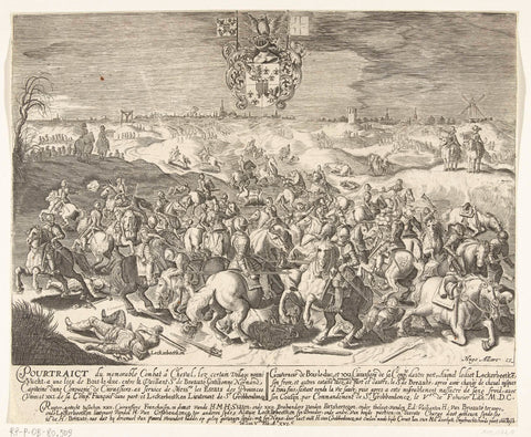 Battle of Lekkerbeetje, 1600, anonymous, 1630 - 1680 Canvas Print