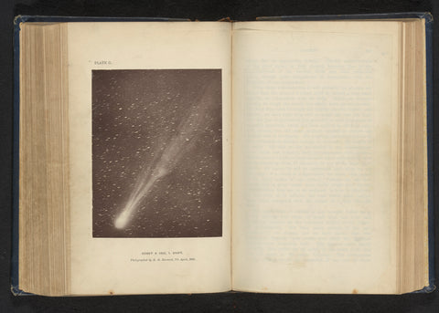 Comet A 1892, 1. swift, Edward Emerson Barnard, 1892 Canvas Print