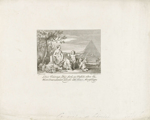 Title page for: Redenvoering en feestzang, ter gelegenheid der vyf-en-twintigste verjaaring van de oprichting des genootschaps onder de zinspreuk: Concordia et libertate, 1773, Reinier Vinkeles (I), 1773 Canvas Print