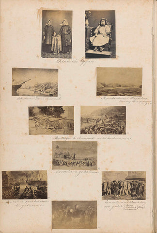 Fotoreproductie van (vermoedelijk) een tekening voorstellend de ontscheping van westerse troepen tijdens het bombardement van Shimonoseki (1863-1864), anonymous, in or after 1863 - c. 1880 Canvas Print