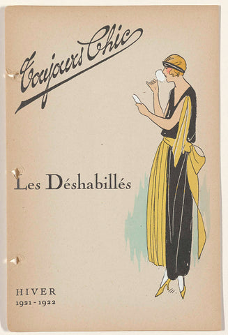 Toujours Chic Les Deshabillés, Winter 1921-1922, G-P. Joumard, 1921 - 1922 Canvas Print