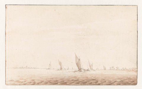 Oosterschelde for Bergen op Zoom, Jan de Bisschop, 1648 Canvas Print