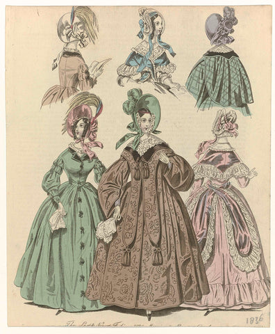 The World of Fashion, 1836, anonymous, 1836 Canvas Print