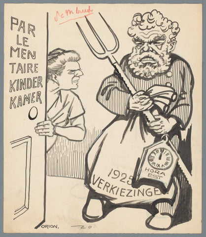 Verkiezingen van 1925, Patricq Kroon, 1925 Canvas Print