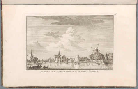 View of the Noorder Spaarne, Hendrik Spilman, 1763 Canvas Print