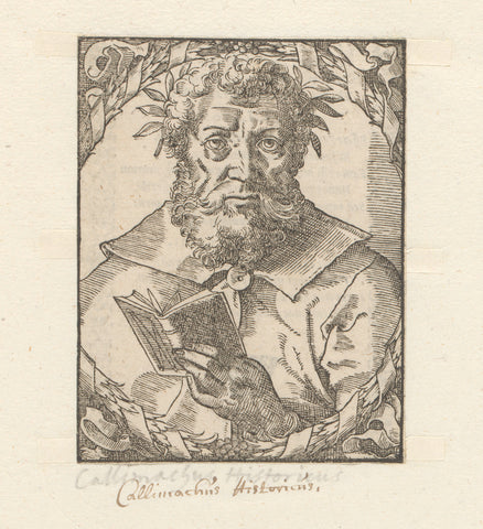 Portrait of Callimachus, anonymous, 1549 - 1577 Canvas Print