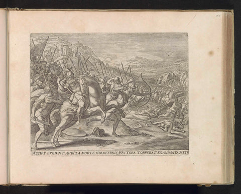 Victory over the Assyrians, Jan Snellinck (I), 1585 Canvas Print