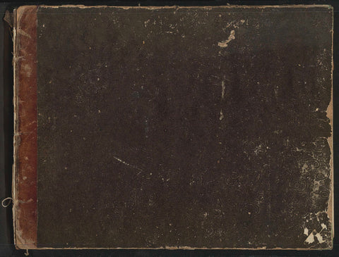 Sketchbook with 52 sheets, Gerrit Postma, 1858 Canvas Print