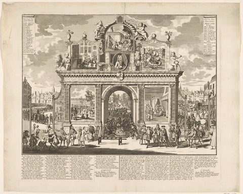 Gate of Honor at the Tomb of the Actionists, 1720, anonymous, 1720 Canvas Print