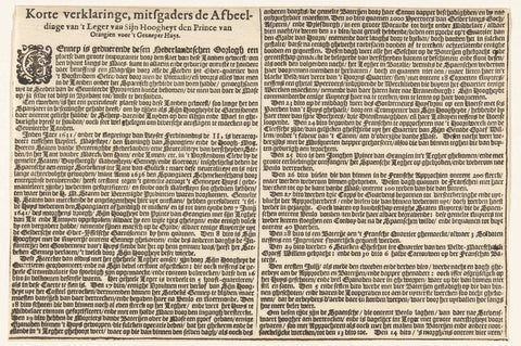 Departure of the Spanish garrison from Huis te Gennep (first text sheet), 1641, Claes Jansz. Visscher (II), 1641 Canvas Print