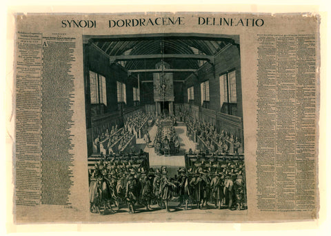 Opening of the Synod of Dordrecht, 1618, François Schillemans, 1619 Canvas Print