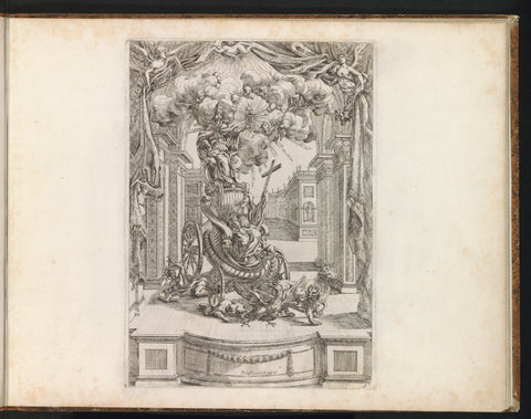 Design for theatre or sculpture, Filippo Passarini, 1698 Canvas Print