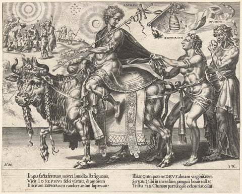 Triumph of Joseph, Dirck Volckertsz. Coornhert, 1559 Canvas Print