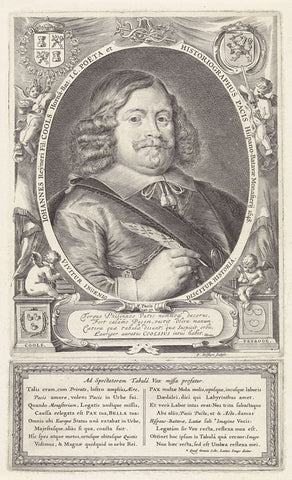 Portrait of Joannes Cools, Pieter Holsteyn (II), 1648 Canvas Print