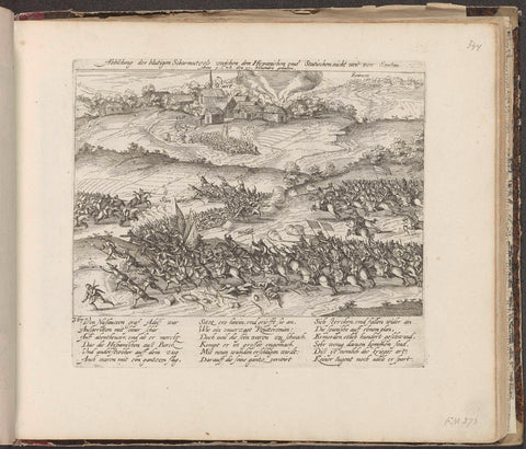 Battle of Xanten, 1608, Frans Hogenberg (workshop of), 1608 - 1610 Canvas Print