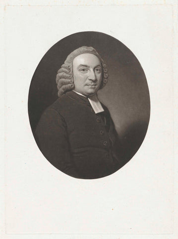 Portret van de predikant Hendrik Husly Viervant, Charles Howard Hodges, 1804 Canvas Print