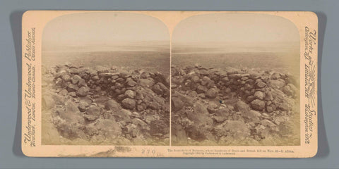 Battlefield of the battle of Belmont, South Africa, anonymous, 1900 Canvas Print