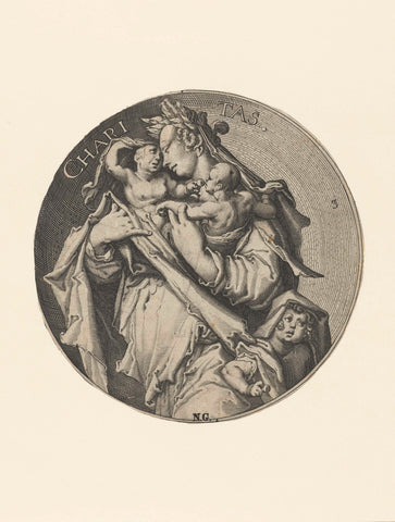 Love, Jacob de Gheyn (II) (workshop of), 1591 - 1595 Canvas Print