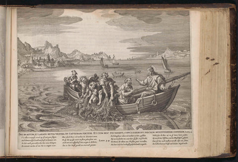 Miraculous fishing, anonymous, 1646 Canvas Print