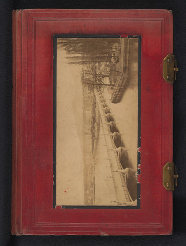 Travel album with photos of sights in Switzerland, various makers, 1871 Canvas Print