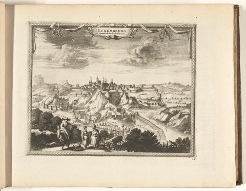 View of Luxembourg, 1726, anonymous, 1726 Canvas Print