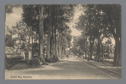 Groote Weg, Magelang, Boekhandel, Drukkerij and Bindery H. van Maresch, c. 1900 Canvas Print