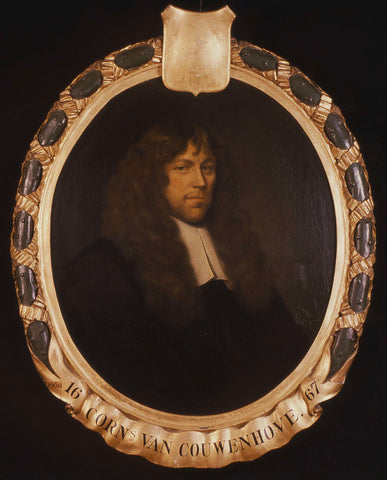 Portrait of Cornelis van Couwenhove, Director of the Rotterdam Chamber of the Dutch East India Company, elected 1667, Pieter van der Werff, 1695 - 1722 Canvas Print