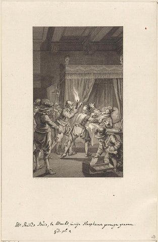 Capture of Paulus Buis, 1586, Reinier Vinkeles (I), 1787 Canvas Print