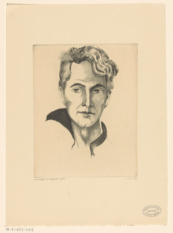 Portret van Patrick Bakker, Lodewijk Schelfhout, 1936 Canvas Print