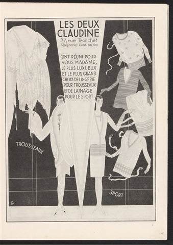 Femina, Mars 1928: pagina V: advertentie van 