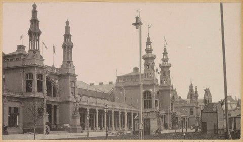 Buildings of the World's Fair for the Hotel and Travel Industry on the Museumplein in 1895, Guy de Coral & Co., 1895 Canvas Print