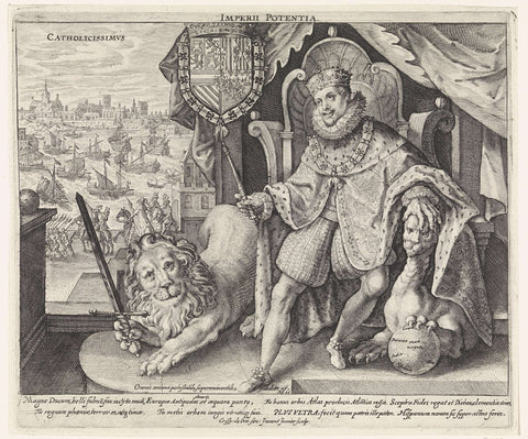 Philip III, Crispijn van de Passe (II), 1611 Canvas Print