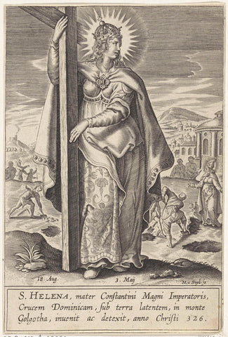 Saint Helena, Michael Snijders, 1610 - 1672 Canvas Print