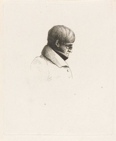 Portrait van Constant Polari, Jean Zacharie Mazel, 1835 Canvas Print