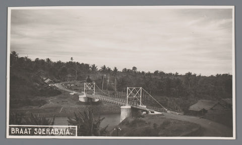 Kabelbrug, anonymous, 1935 Canvas Print