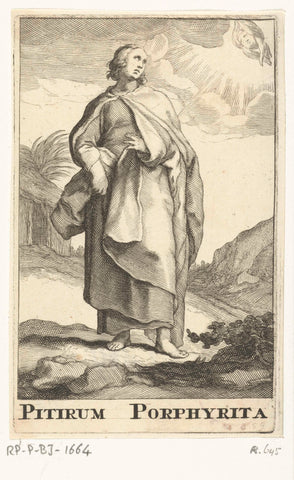 Saint Pitirum of Porphyr, Frederick Bloemaert, after 1636 - c. 1670 Canvas Print