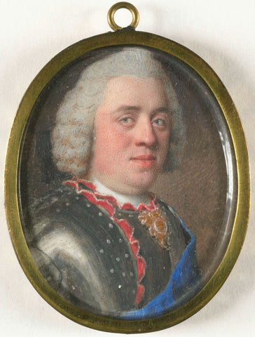 Portrait of the Stadholder William IV (1711-51), Prince of Orange-Nassau, Jean-Etienne Liotard (attributed to), 1755-1760 Canvas Print