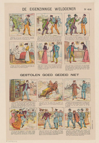 De eigenzinnige weldoener / Gestolen goed gedeid niet, Gordinne, 1894 - 1959 Canvas Print