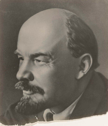 Portrait of Lenin from the office of Paul de Groot, chairman of the CPN, Tass, c. 1920 Canvas Print