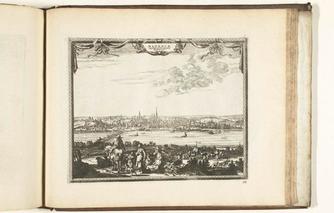 View of Mainz, 1726, anonymous, 1726 Canvas Print