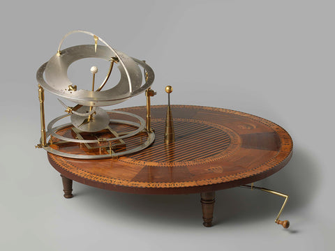 Table orrery, Hartog van Laun, c. 1800 - c. 1808 Canvas Print