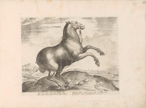 Horse from Scythia, anonymous, 1624 - before 1648 Canvas Print