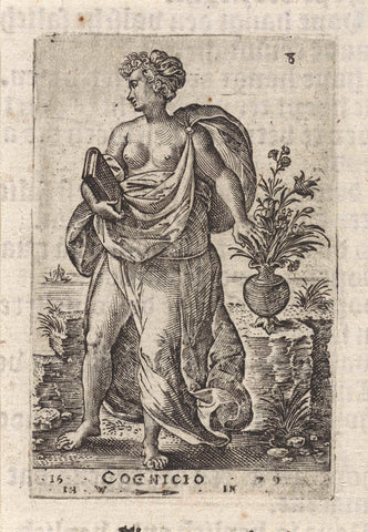 Kennis, Johannes Wierix, 1609 Canvas Print