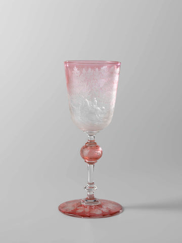 Wine glass, Jean Baptiste Simon, 1859 Canvas Print