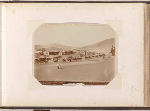 Entry of British troops in Pretoria, Stoel &Groote, 1900 Canvas Print